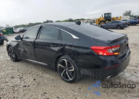 2021 Honda Accord Sport Se из США, поврежденный, VIN 1HGCV1F47MA034064